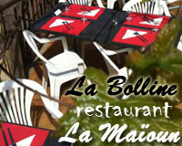 Restaurant La Maïoun à la Bolline Valdeblore - Cuisine niçoise et Créole