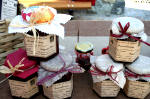 Produits frais et bio de la valle. Stand d'Elise